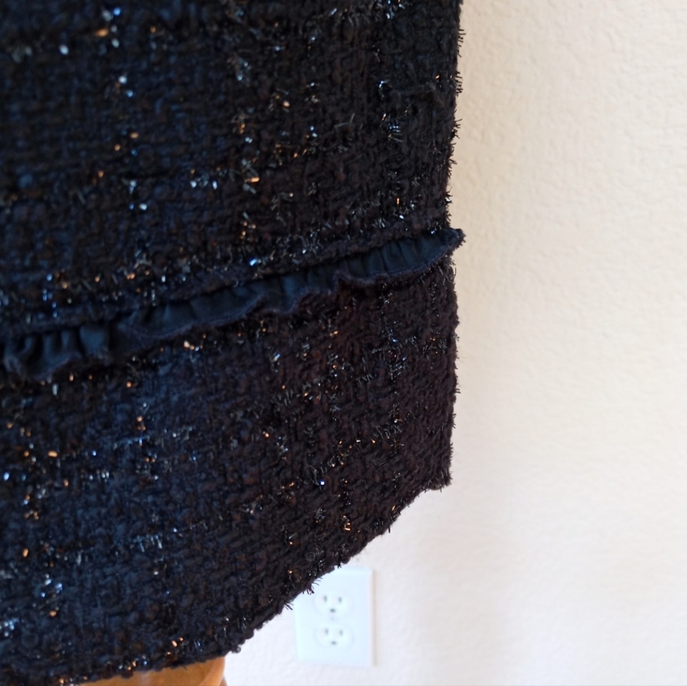 Maggy London black tweed shimmer dress - Picture 6 of 7